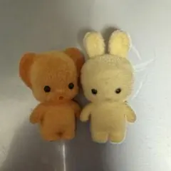 ３年２組のなかまたち　赤ちゃん　うさぎ　くま
