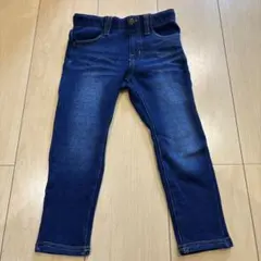 BREEZE 裏シャギーパンツ　デニム　裏起毛　100cm