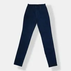 無印良品 良品計画 MUJI シンプル ストレッチ スキニーデニム ネイビー S