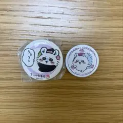 ちいかわ　モモンガ　缶バッチ　寿司