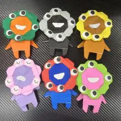 ミャクミャク風折り紙6色セット
