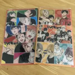 ジャンプショップ特典　ハイキュー!! クリアファイル 2枚セット