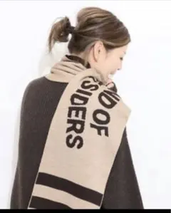 ドゥーズィエムクラス　値下げ! アパルトモン　未使用　大判マフラー ドゥーズィエムクラス 値下げ! アパルトモン 未使用 大判マフラー