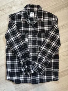 ZARA 厚手リラックスフィットシャツジャケット　M