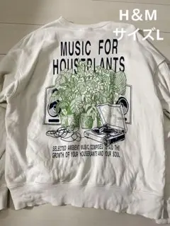 H＆M メンズ スウェット トレーナー L