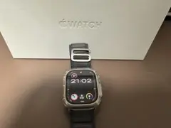 【美品】Apple Watch ultra2 本体　アルパインループ