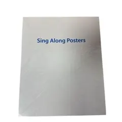 【未開封】DWE 最新 シングアロング ポスター ライトライトペン