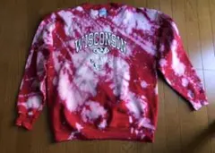 ヴィンテージ！ウィスコンシン大学ロゴ入りタイダイトレーナー