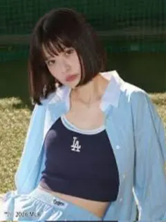 【MLB】レイヤードカップイントップス　NVY