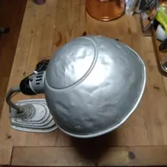 電気スタンド　レトロ　鋳物　アルミ