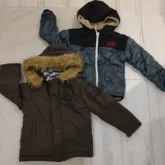 110cm 男の子 ダウンコート・中綿コート 2着セット