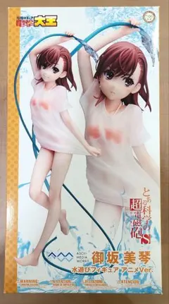 とある科学の超電磁砲S 御坂美琴 水遊びフィギュア アニメver.　未開封 電撃屋］『とある科学の超電磁砲S』 御坂美琴 水遊びフィギュア