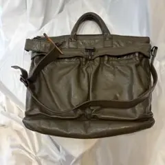 ヘルメットバッグ レザー