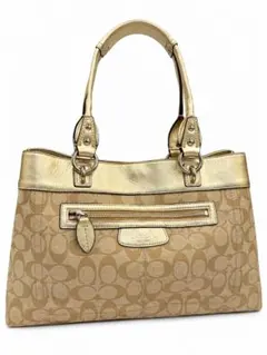 COACH シグネチャー トート 美品 内側極美品