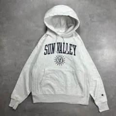 チャンピオン グレーリバースウィーブパーカー XLサイズ ヴィンテージ