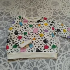 カラフルキャラクター トレーナー 100cm