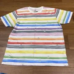 バーバパパ ストライプ Tシャツ Lサイズ