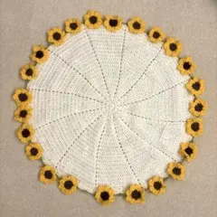 ひまわりブランケット