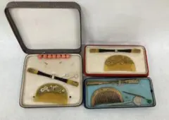 和装小物セット　髪飾り　金彩　蒔絵　かんざし　くし　珊瑚　アンティーク