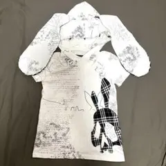 h.naoto ChannelH うさぎ耳　半袖パーカー