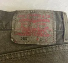 Levi's 550 ブラウンショートパンツ 34