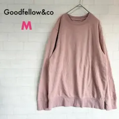 USA古着　goodfellow&co ピンク 無地スウェット M
