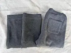 ユニクロ フリースレギンス 裏起毛 ロングパンツ＆スパッツ 120 3点セット