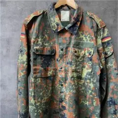 【オークション】迷彩柄ミリタリーシャツ　難あり