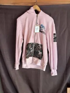 PANDIESTA JAPAN パンディエスタ ピンクメッシュフルジップパーカー