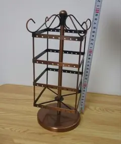 アクセサリースタンド/回転式/アンティーク調