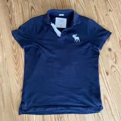 Abercrombie & Fitch ネイビー ポロシャツ M