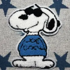 スヌーピー もこもこワッペン Bigサイズ