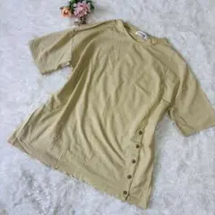 GoldenBear 半袖カットソー ボーダー M（A114）