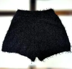 W.W.G ブラックシャギーショートパンツフリー未使用完売品