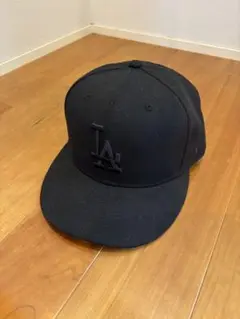 ブラック LA 59FIFTY キャップ 7 1/2