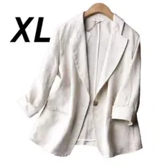 リネン テーラードジャケット