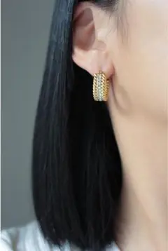 ebine Rope Line Zircon Pierce