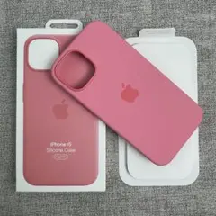 「新品未使用」 iPhone 15 シリコンケース ピンク MagSafe対応