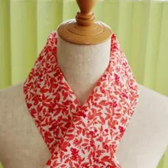 ラスト1点☆【廃盤につき特価】コットン半衿（赤い実）