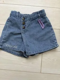 PIRANHA デニムハーフパンツ 100%コットン