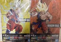ドラゴンボール A4クリアファイル 2枚セット　1番くじ　超戦士バトル列伝Z