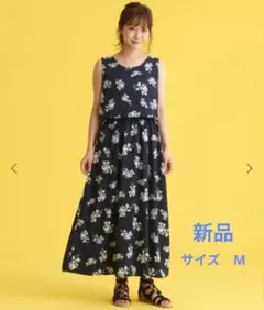 新品　MAJESTIC LEGON マジェスティクレゴン 花柄ワンピースのサムネイル
