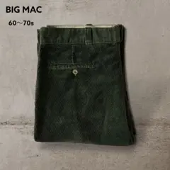 希少60s70sBIGMAC42TALONジップ太畝コーデュロイワークパンツ古着
