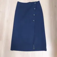 NOBLE ネイビー タイトスカートのサムネイル