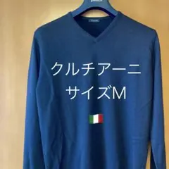 断捨離特別価格 イタリア製 クルチアーニ　最上級ニット　(ブラック・ サイズM)