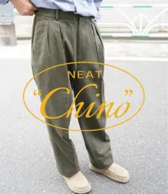 NEAT CHINO 25AW FADE OLIVE 46