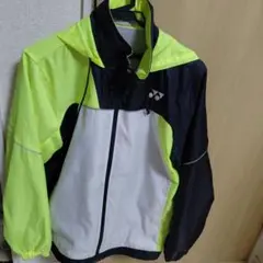 YONEXフード付きジャケットS 蛍光イエローヒートカプセルバトミントン、テニス