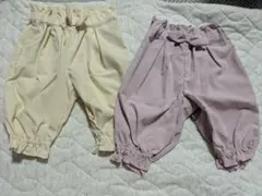 赤ちゃん本舗 SiMPLE FREE 7分丈パンツ 80cm 2着