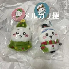 ちいかわ ハチワレ 持ちますマスコット クリスマス Amazon | ちいかわ サンタさんだ！持ちますマスコット