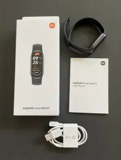 Xiaomi Smart Band 9 ミッドナイトブラック 取扱説明書 外箱付